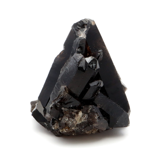 モリオン 黒水晶 原石 クラスター ポイント 山東省産 1点物 浄化 魔除け 天然石 パワーストーン Morion quartz