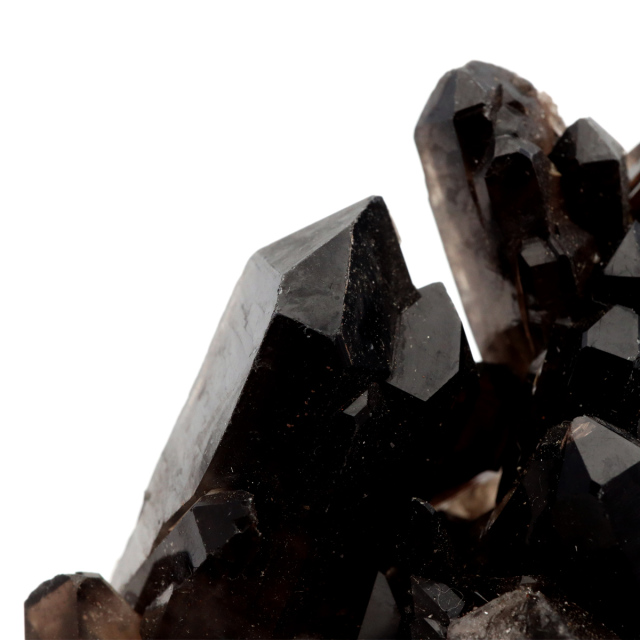 モリオン 黒水晶 原石 クラスター ポイント 山東省産 1点物 浄化 魔除け 天然石 パワーストーン Morion quartz