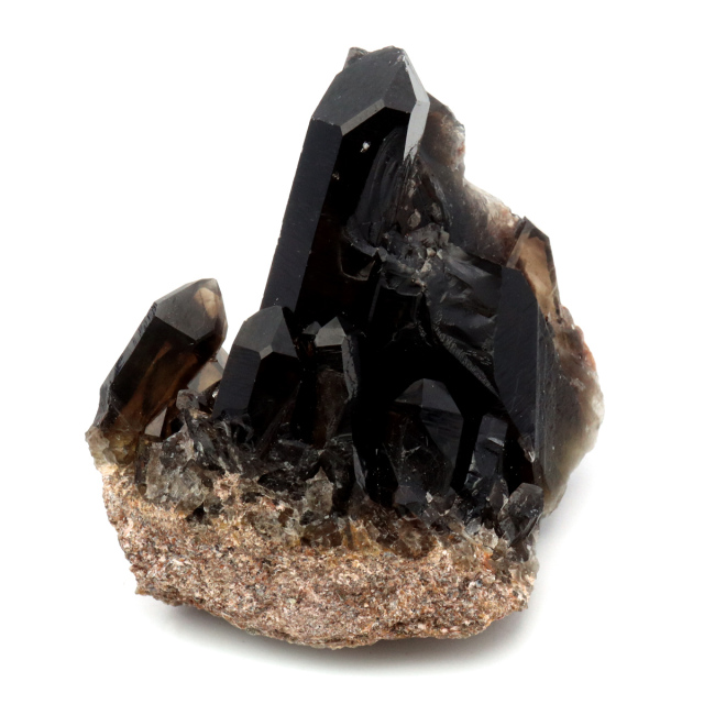 モリオン 黒水晶 原石 クラスター ポイント 山東省産 1点物 浄化 魔除け 天然石 パワーストーン Morion quartz