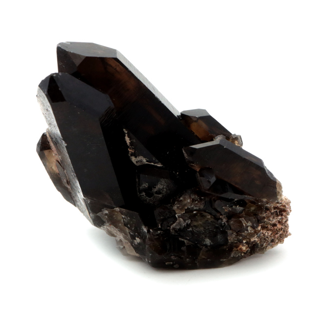 モリオン 黒水晶 原石 クラスター ポイント 山東省産 1点物 浄化 魔除け 天然石 パワーストーン Morion quartz