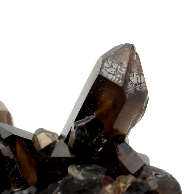 モリオン 黒水晶 原石 クラスター ポイント 山東省産 1点物 浄化 魔除け 天然石 パワーストーン Morion quartz