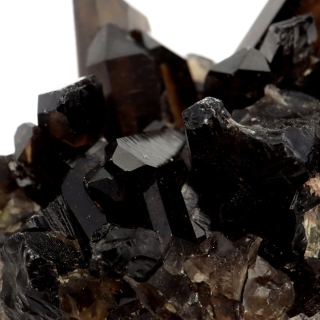 モリオン 黒水晶 原石 クラスター ポイント 山東省産 1点物 浄化 魔除け 天然石 パワーストーン Morion quartz
