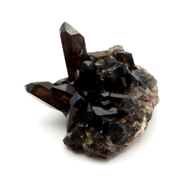モリオン 黒水晶 原石 クラスター ポイント 山東省産 1点物 浄化 魔除け 天然石 パワーストーン Morion quartz