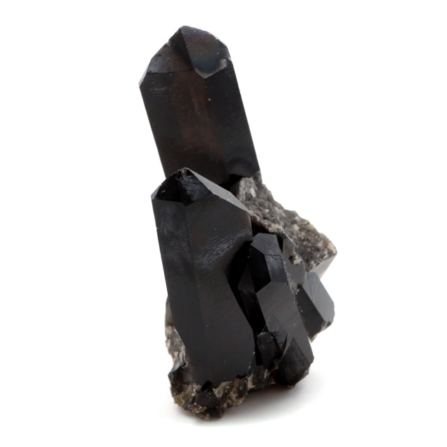モリオン 黒水晶 原石 クラスター ポイント 山東省産 1点物 浄化 魔除け 天然石 パワーストーン Morion quartz