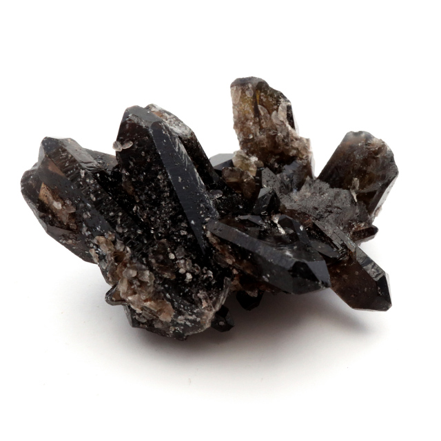 モリオン 黒水晶 原石 クラスター ポイント 山東省産 72g 1点物 浄化
