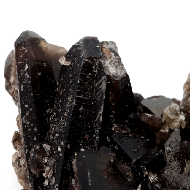 モリオン 黒水晶 原石 クラスター ポイント 山東省産 1点物 浄化 魔除け 天然石 パワーストーン Morion quartz