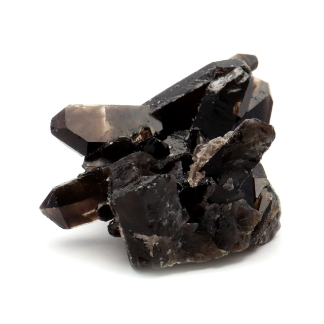 モリオン 黒水晶 原石 クラスター ポイント 山東省産 1点物 浄化 魔除け 天然石 パワーストーン Morion quartz