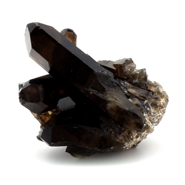 モリオン 黒水晶 原石 クラスター ポイント 山東省産 1点物 浄化 魔除け 天然石 パワーストーン Morion quartz