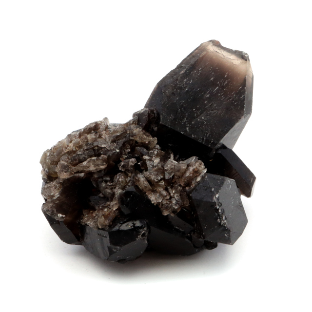 モリオン 黒水晶 原石 クラスター ポイント 山東省産 1点物 浄化 魔除け 天然石 パワーストーン Morion quartz