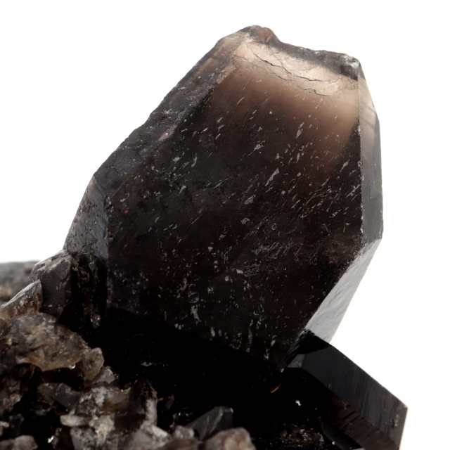 モリオン 黒水晶 原石 クラスター ポイント 山東省産 106g 1点物 浄化