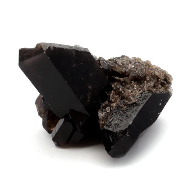 モリオン 黒水晶 原石 クラスター ポイント 山東省産 1点物 浄化 魔除け 天然石 パワーストーン Morion quartz