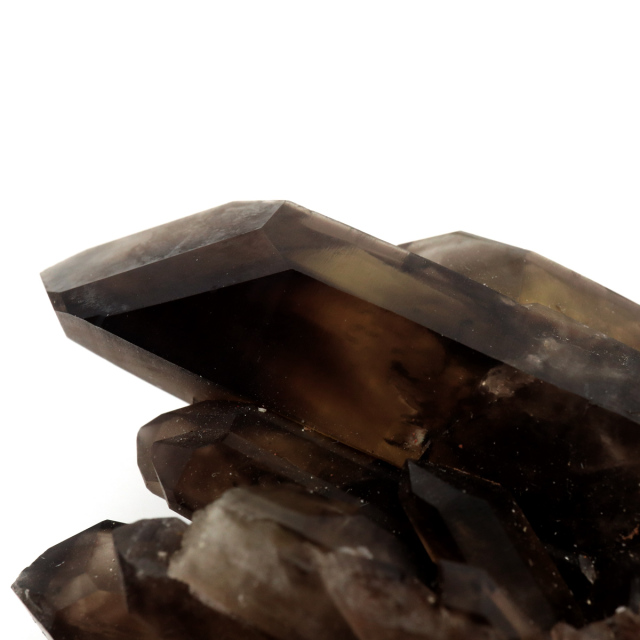 モリオン 黒水晶 原石 クラスター ポイント 山東省産 82g 1点物 浄化