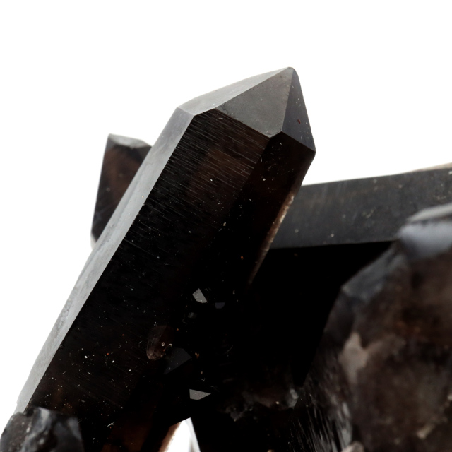 モリオン 黒水晶 原石 クラスター ポイント 山東省産 1点物 浄化 魔除け 天然石 パワーストーン Morion quartz