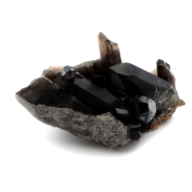 モリオン 黒水晶 原石 クラスター ポイント 山東省産 1点物 浄化 魔除け 天然石 パワーストーン Morion quartz