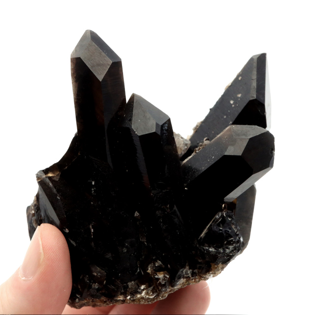 モリオン 黒水晶 原石 クラスター ポイント 山東省産 1点物 浄化 魔除け 天然石 パワーストーン Morion quartz