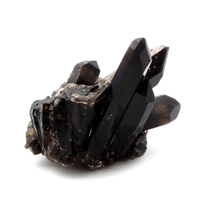 モリオン 黒水晶 原石 クラスター ポイント 山東省産 1点物 浄化 魔除け 天然石 パワーストーン Morion quartz