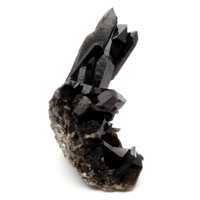 モリオン 黒水晶 原石 クラスター ポイント 山東省産 1点物 浄化 魔除け 天然石 パワーストーン Morion quartz