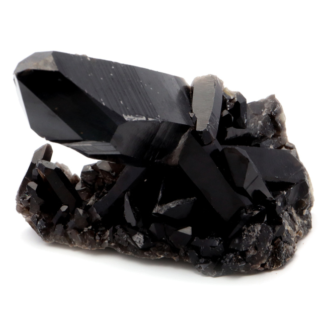 モリオン 黒水晶 原石 クラスター ポイント 山東省産 1点物 浄化 魔除け 天然石 パワーストーン Morion quartz