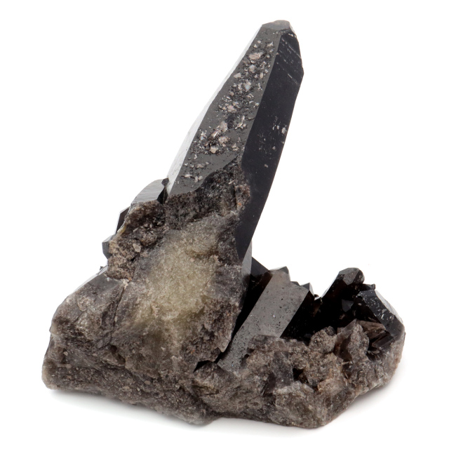 モリオン 黒水晶 原石 クラスター ポイント 山東省産 1点物 浄化 魔除け 天然石 パワーストーン Morion quartz