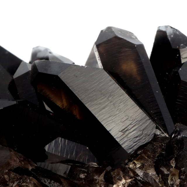 モリオン 黒水晶 原石 クラスター ポイント 山東省産 1点物 浄化 魔除け 天然石 パワーストーン Morion quartz