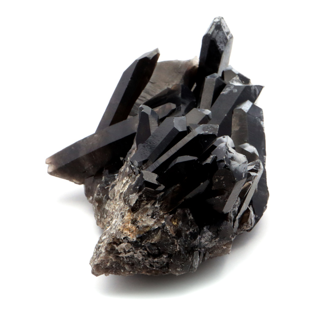 モリオン 黒水晶 原石 クラスター ポイント 山東省産 1点物 浄化 魔除け 天然石 パワーストーン Morion quartz