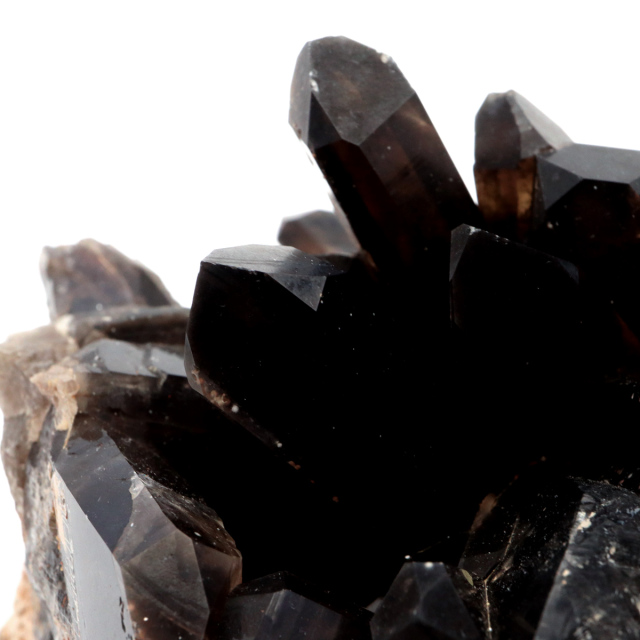 モリオン 黒水晶 原石 クラスター ポイント 山東省産 1点物 浄化 魔除け 天然石 パワーストーン Morion quartz