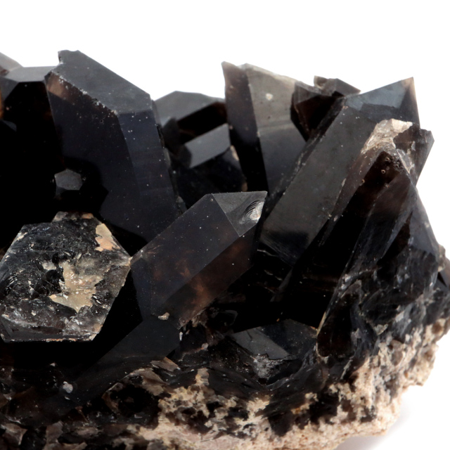 モリオン 黒水晶 原石 クラスター ポイント 山東省産 1点物 浄化 魔除け 天然石 パワーストーン Morion quartz