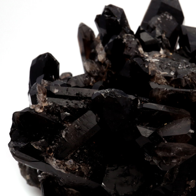 モリオン 黒水晶 原石 クラスター ポイント 山東省産 1点物 浄化 魔除け 天然石 パワーストーン Morion quartz