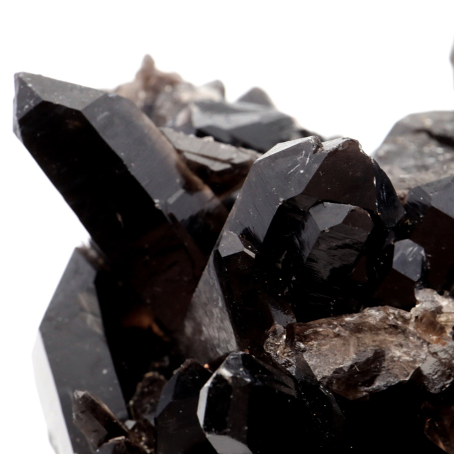 モリオン 黒水晶 原石 クラスター ポイント 山東省産 2.3kg 1点物 浄化