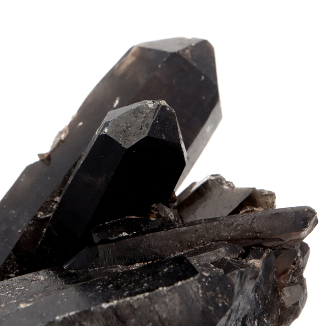 モリオン 黒水晶 原石 クラスター ポイント 山東省産 1点物 浄化 魔除け 天然石 パワーストーン Morion quartz