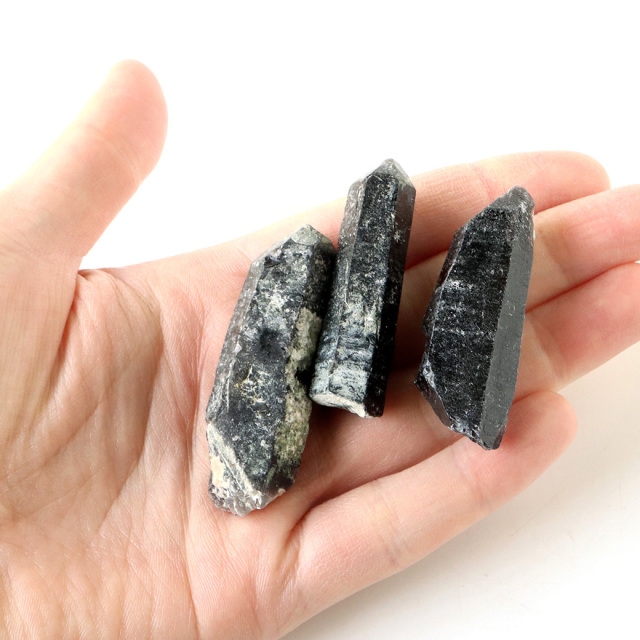 山東省産 モリオン 黒水晶 原石 浄化 魔除け 天然石 パワーストーン