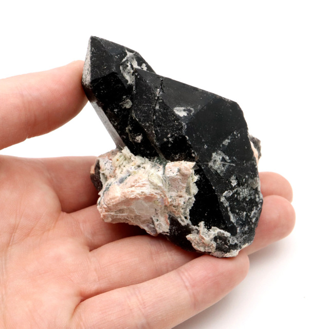 モリオン 黒水晶 原石 ポイント 山東省産 1点物 浄化 魔除け 天然石 パワーストーン
