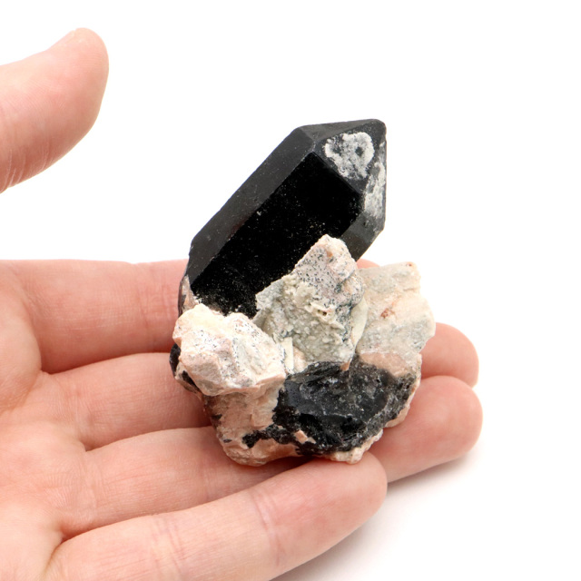 モリオン 黒水晶 原石 ポイント 山東省産 1点物 浄化 魔除け 天然石 パワーストーン