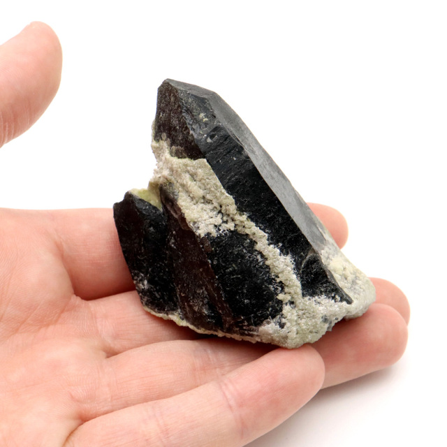 モリオン 黒水晶 原石 ポイント 山東省産 1点物 浄化 魔除け 天然石 パワーストーン