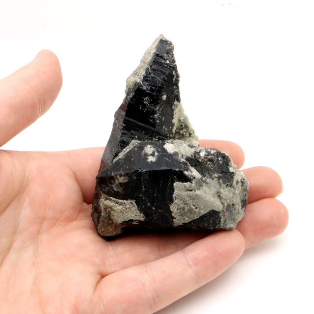 モリオン 黒水晶 原石 ポイント 山東省産 1点物 浄化 魔除け 天然石 パワーストーン