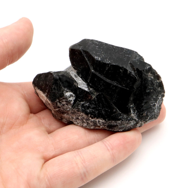 モリオン 黒水晶 原石 ポイント 山東省産 1点物 浄化 魔除け 天然石 パワーストーン