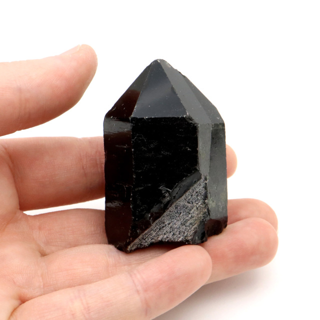 モリオン 黒水晶 原石 ポイント 山東省産 1点物 浄化 魔除け 天然石 パワーストーン