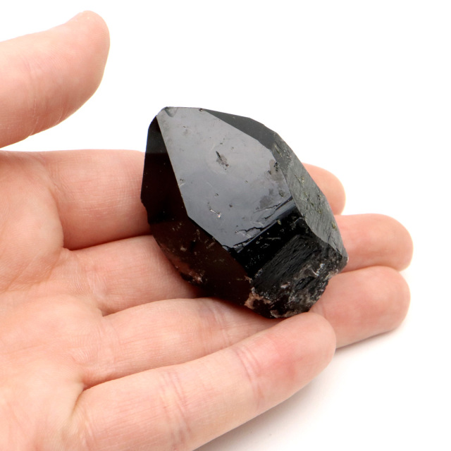モリオン 黒水晶 原石 ポイント 山東省産 1点物 浄化 魔除け 天然石 パワーストーン