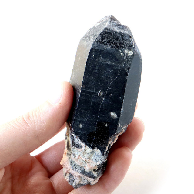 山東省産 152g モリオン 黒水晶 原石 浄化 魔除け 天然石