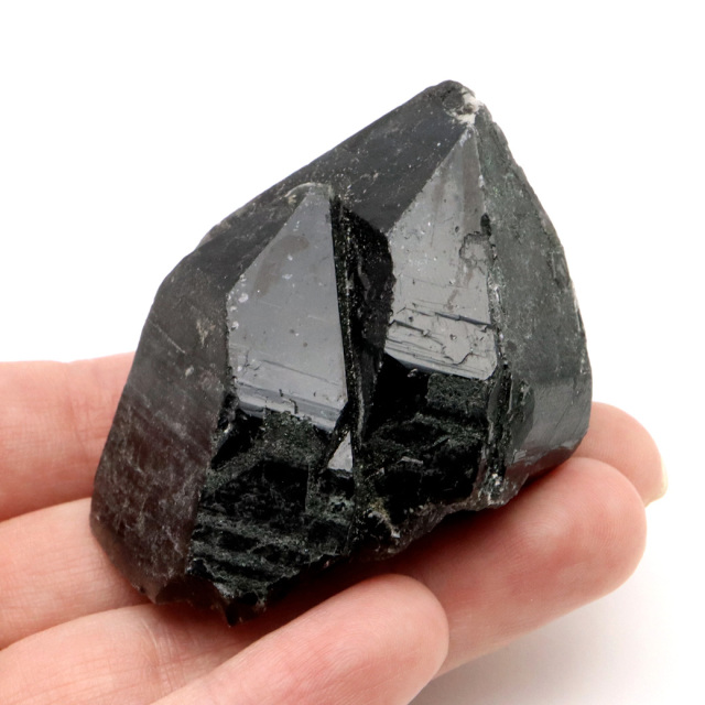 モリオン 黒水晶 原石 ポイント 山東省産 1点物 浄化 魔除け 天然石 パワーストーン
