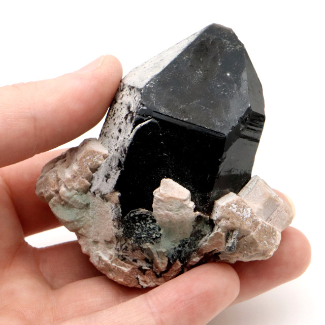 モリオン 黒水晶 原石 ポイント 山東省産 1点物 浄化 魔除け 天然石 パワーストーン