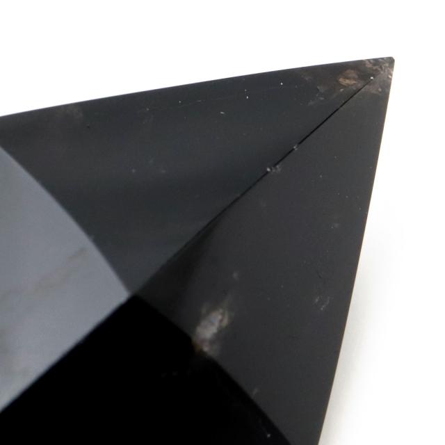 モリオン 黒水晶 六角柱 ポイント 山東省産 浄化 魔除け 天然石 パワーストーン 高さ80mm前後