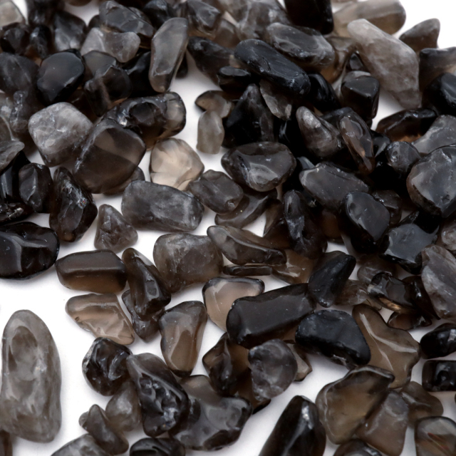 モリオン 黒水晶 さざれ石 本物 100g Aランク サイズ小 天然石 パワーストーン 浄化グッズ