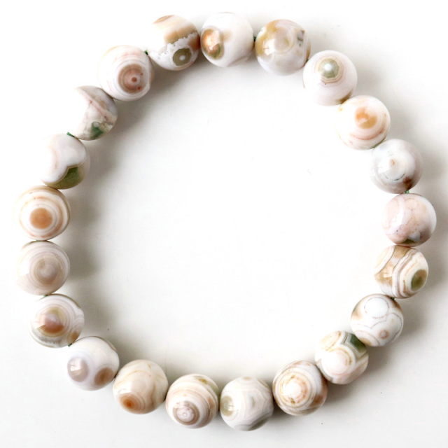 オーシャンジャスパー ブレスレット 天然石 1点物 マダガスカル産