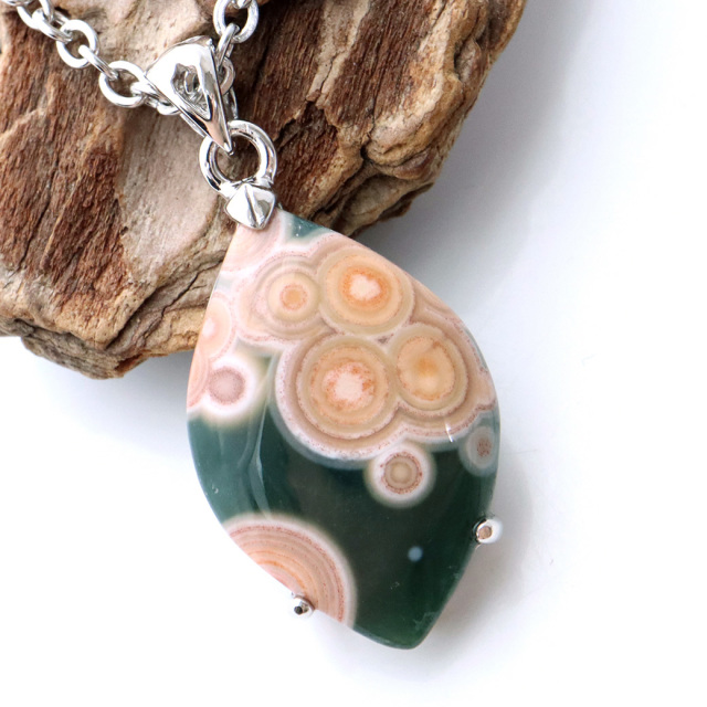オーシャンジャスパー ペンダント Silver925 天然石 1点物 マダガスカル産