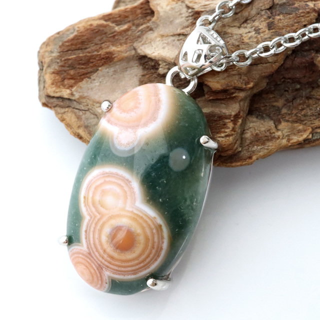 オーシャンジャスパー ペンダント Silver925 天然石 1点物 マダガスカル産