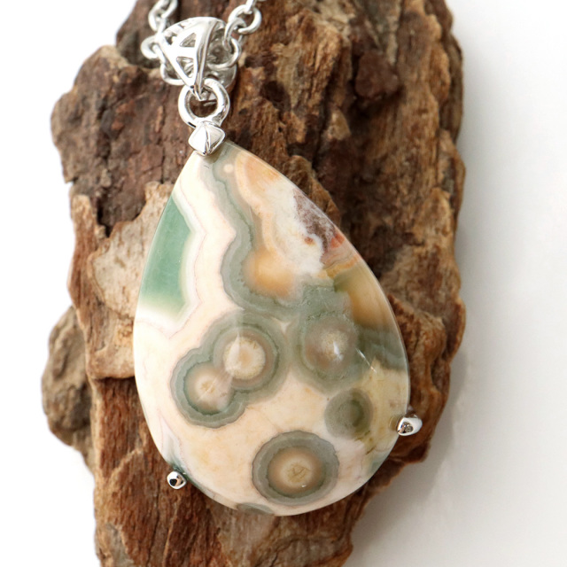 オーシャンジャスパー ペンダント Silver925 天然石 1点物 マダガスカル産