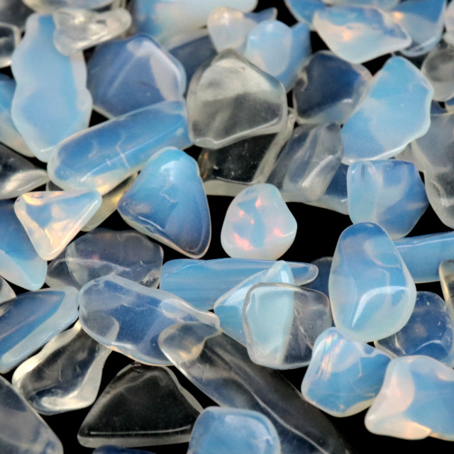 人工 オパール さざれ石 1kg まとめ売り お得 本物 遊色効果 ミルキー opal パワーストーン 浄化グッズ 業務用 卸売り
