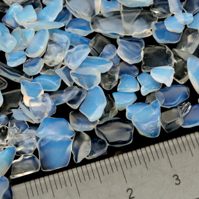 人工 オパール さざれ石 1kg まとめ売り お得 本物 遊色効果 ミルキー opal パワーストーン 浄化グッズ 業務用 卸売り