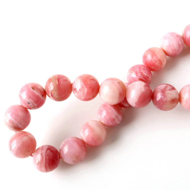 ピンクオパール ブレスレット レディース 10mm 10月 誕生石 天然石 パワーストーン 1点物 Pink Opal 蛋白石
